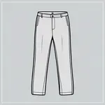 plain gray trousers image